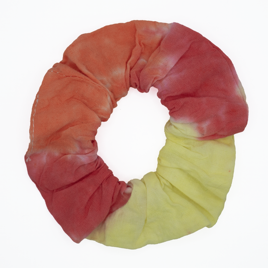 Tie Dye Scrunchie (Yellow/Orange)